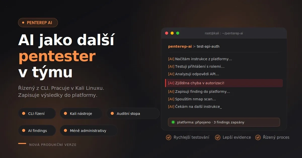 Řízená AI asistence v Penterep: vyšší efektivita, auditovatelnost a kontrola penetračního testování